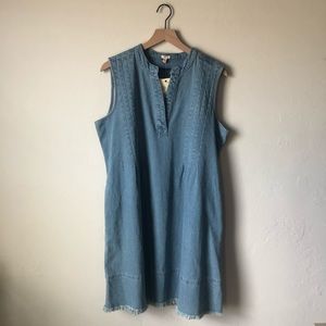 NWT Reba Denim XL Dress ✨HAS POCKETS✨